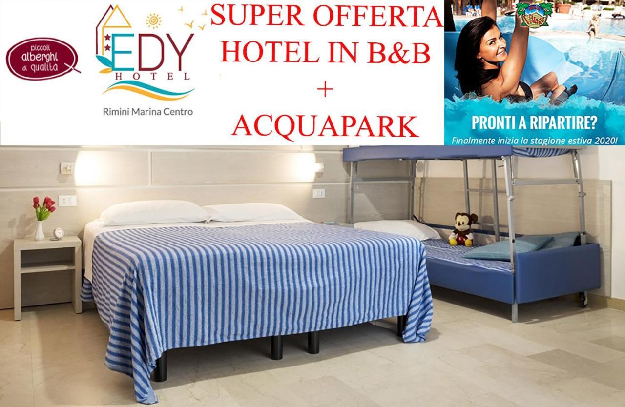 Hotel Edy Римини Экстерьер фото